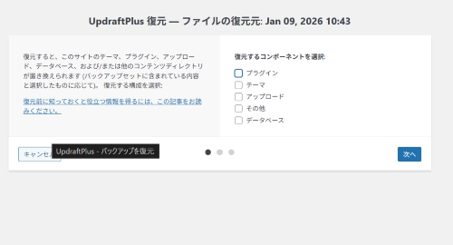 ８，復元方法２